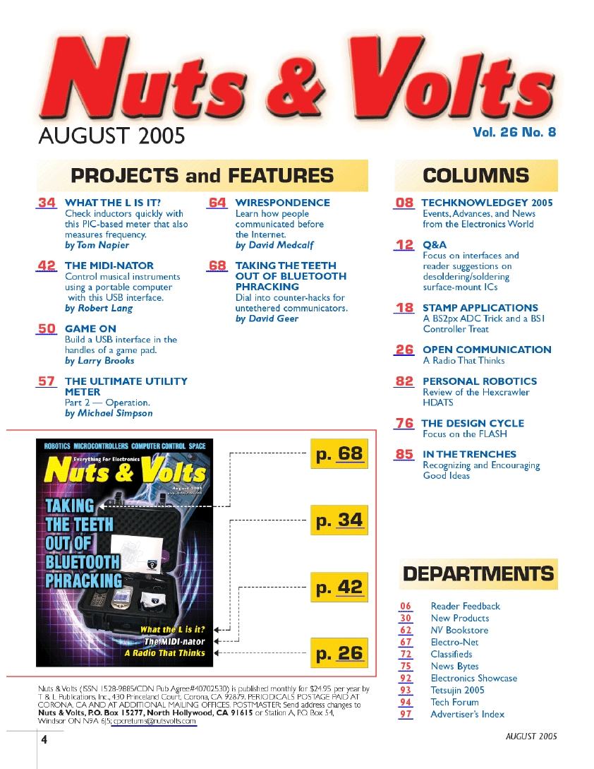 Nuts and Volts 2005-08